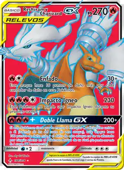 Reshiram y Charizard GX