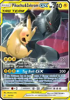 Pikachu & Zekrom GX
