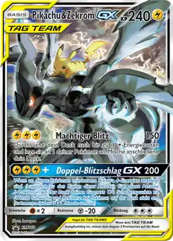 Pikachu e Zekrom-GX