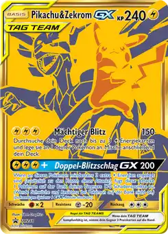 Pikachu e Zekrom-GX