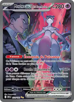 Mewtwo-ex de la Team Rocket