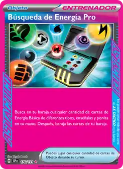 Búsqueda de Energía Pro