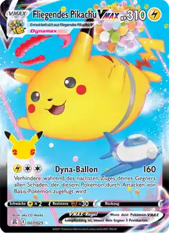 Pikachu Vuelo VMAX