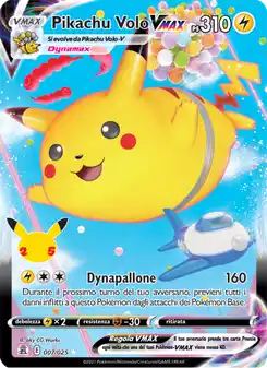Pikachu Volo VMAX