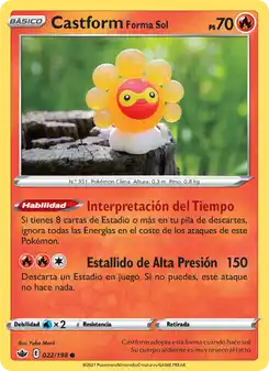 Castform Forma Sol