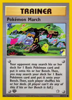 La marche des Pokémon